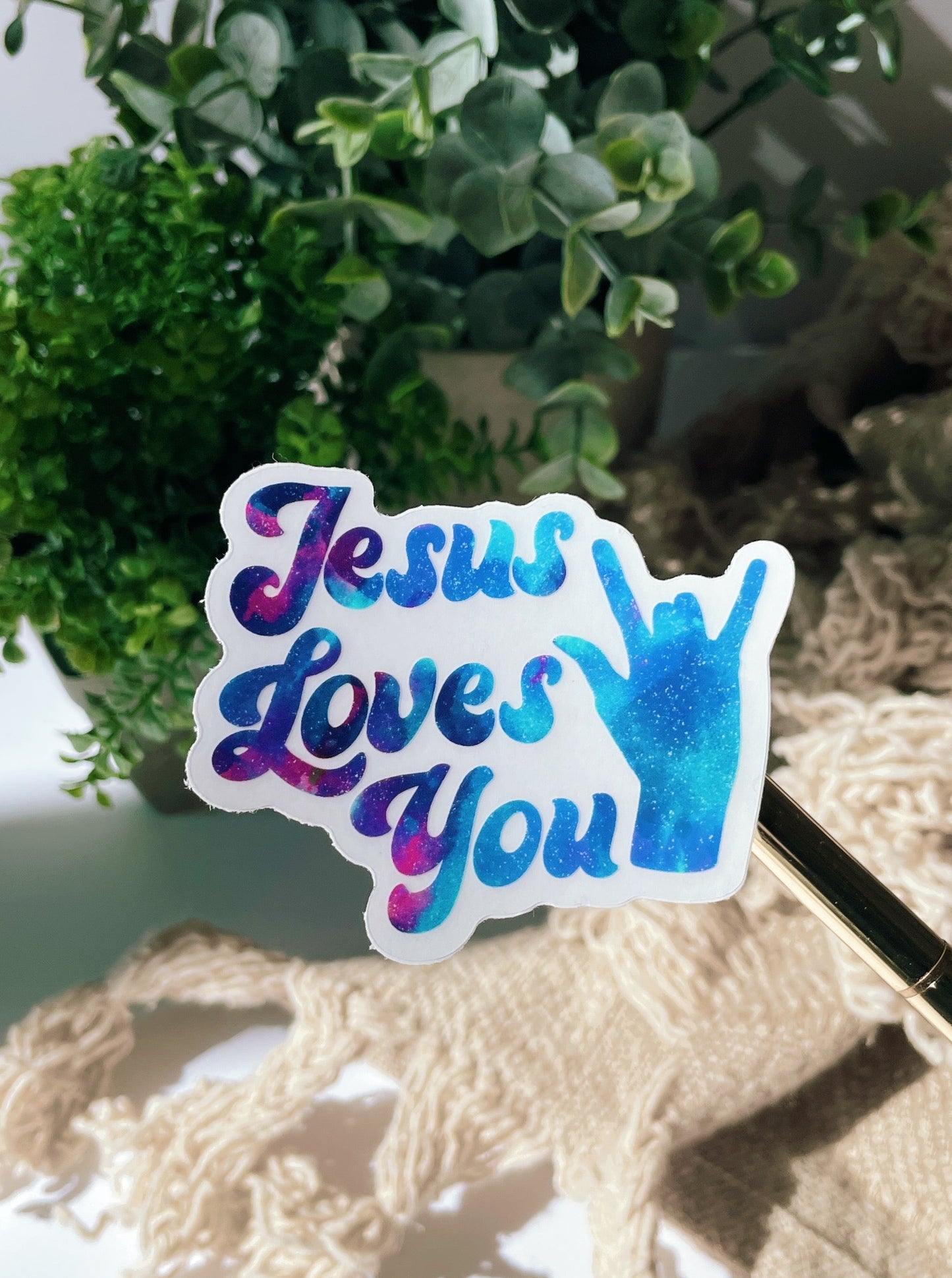 Jesus Loves You Sticker