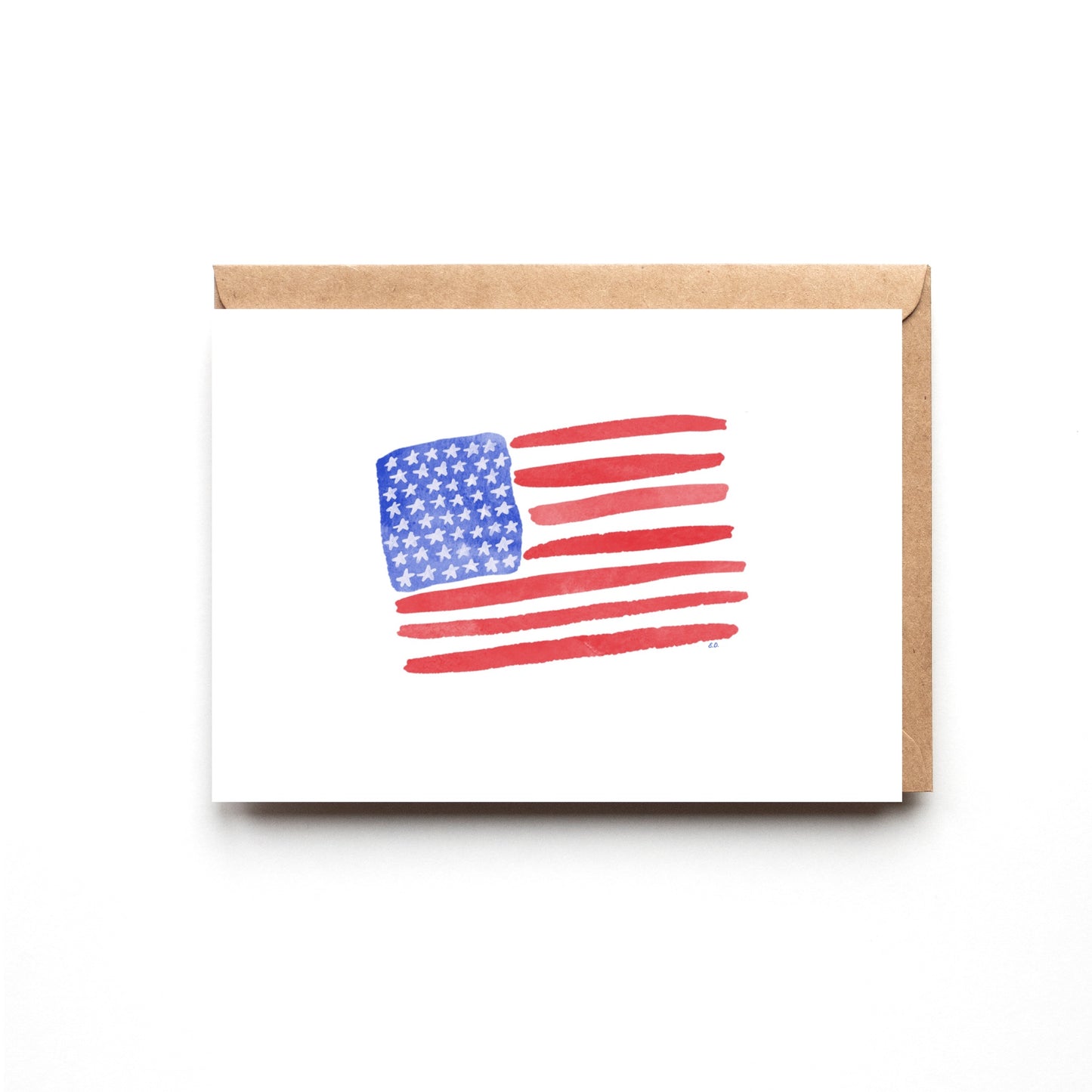 American Flag Card
