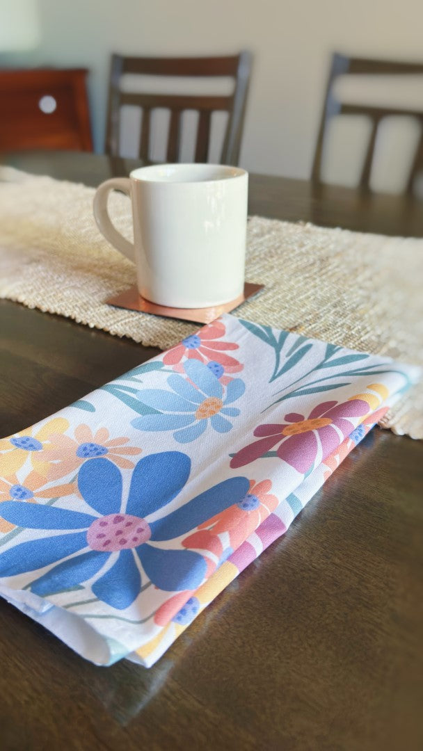 Floral Bouquet Tea Towel Set of 2