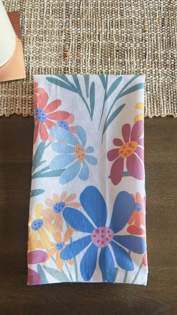 Floral Bouquet Tea Towel Set of 2