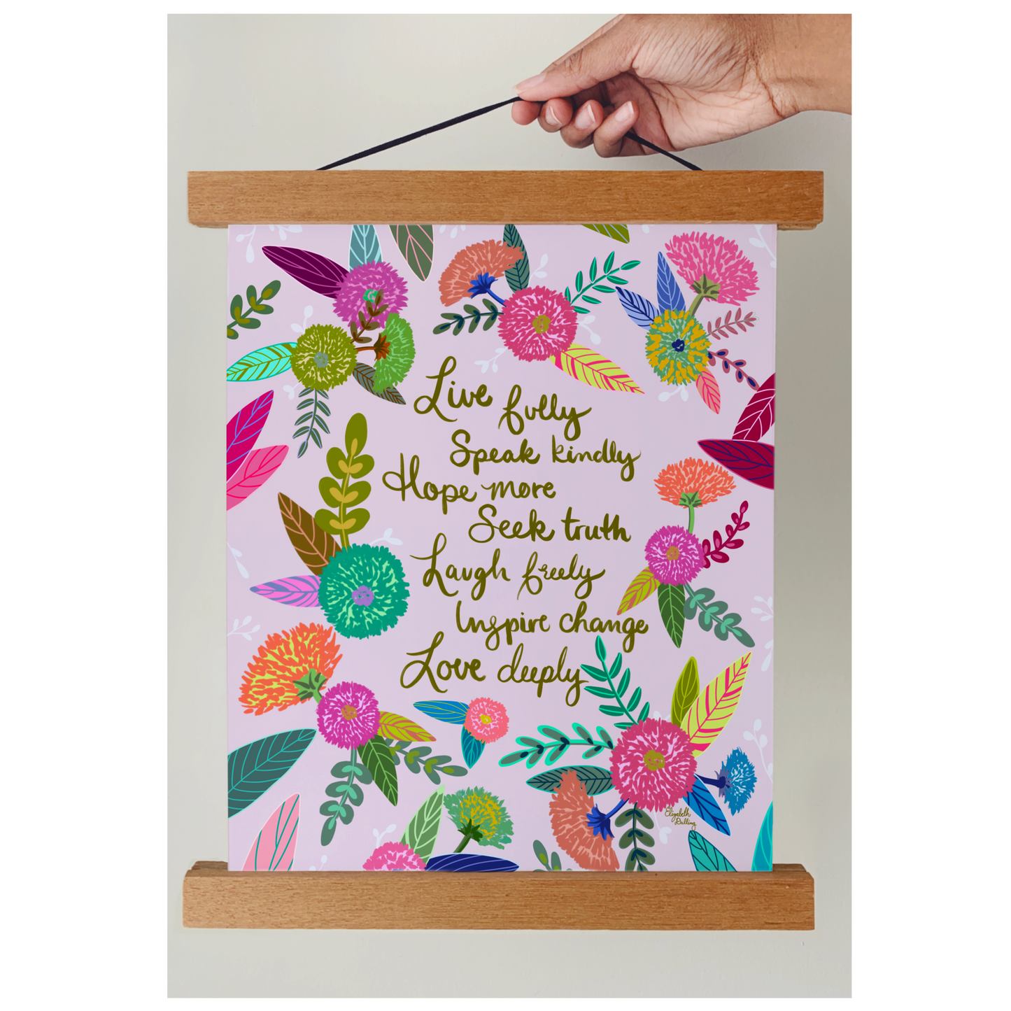 Live Fully Love Deeply Print