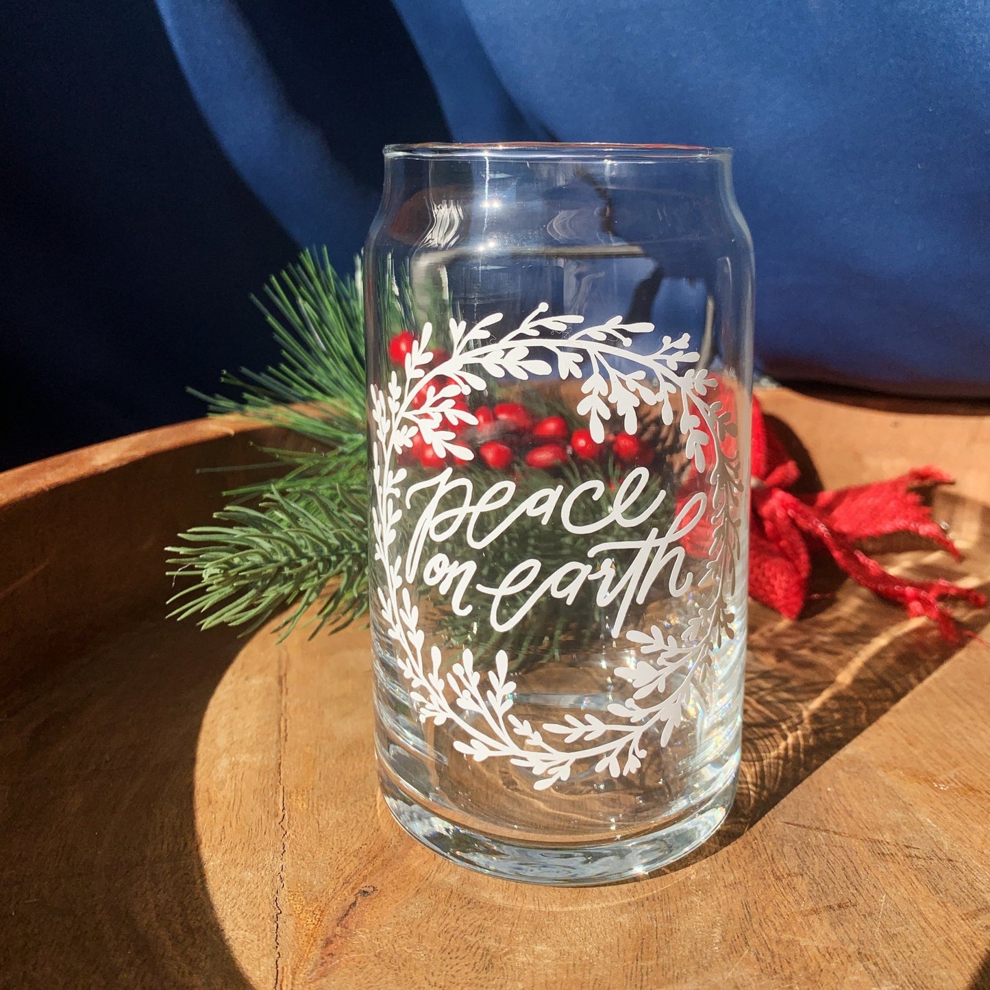 Holiday Glass Cup