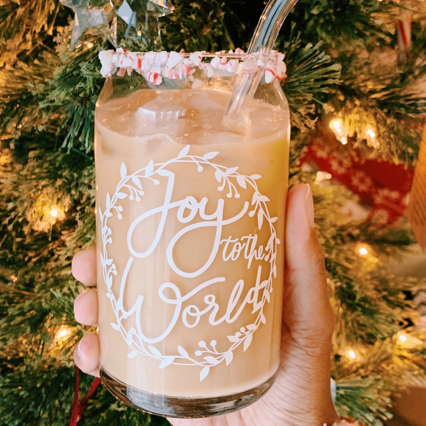 Holiday Glass Cup