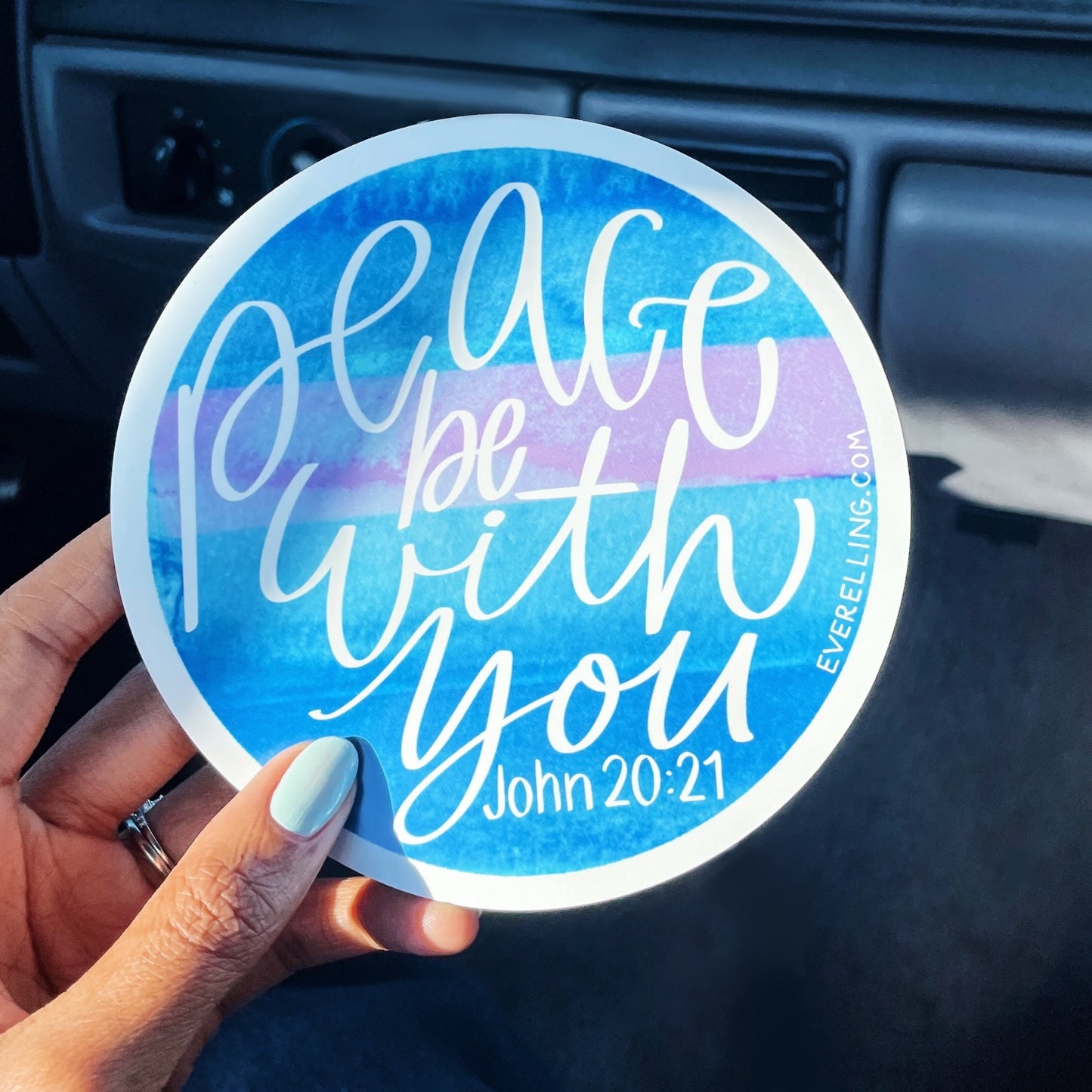 Peace Be With You Magnet