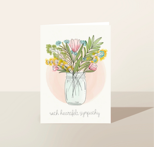 With Heartfelt Sympathy Card