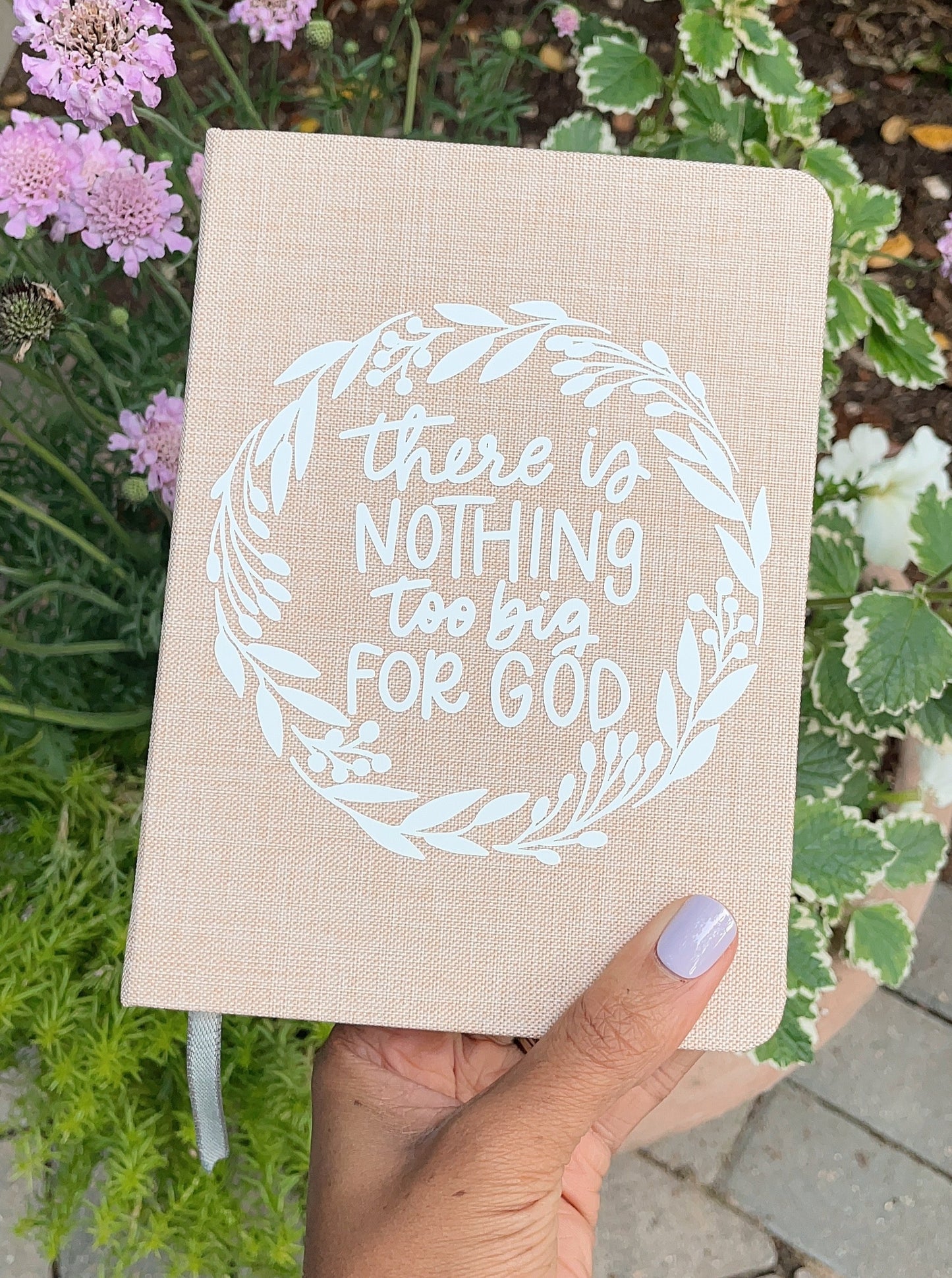 Hardcover Cloth Journal: There Is Nothing Too Big For God