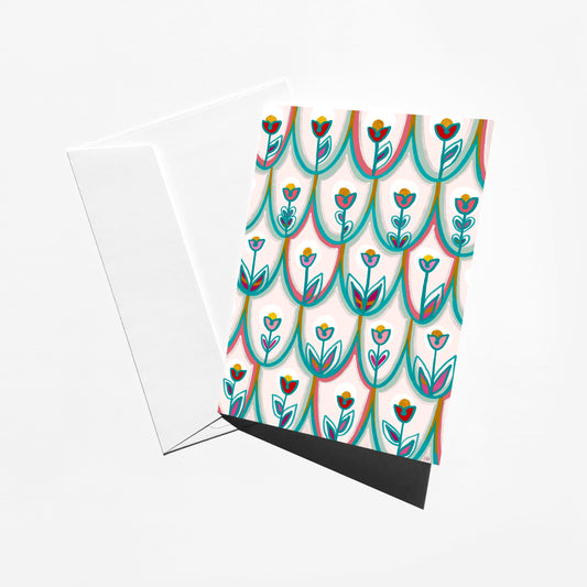 Floral Scallops Card