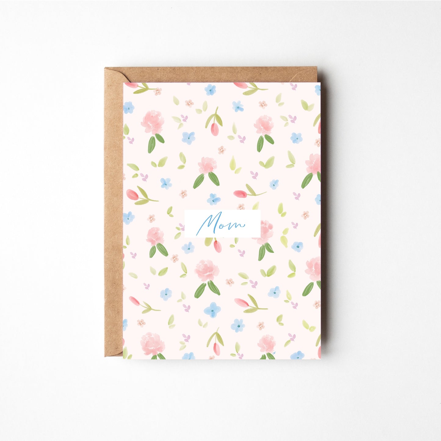 Mom - Soft Florals Card