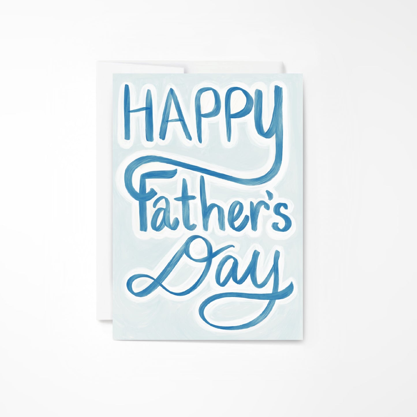 Painted Happy Father's Day Card