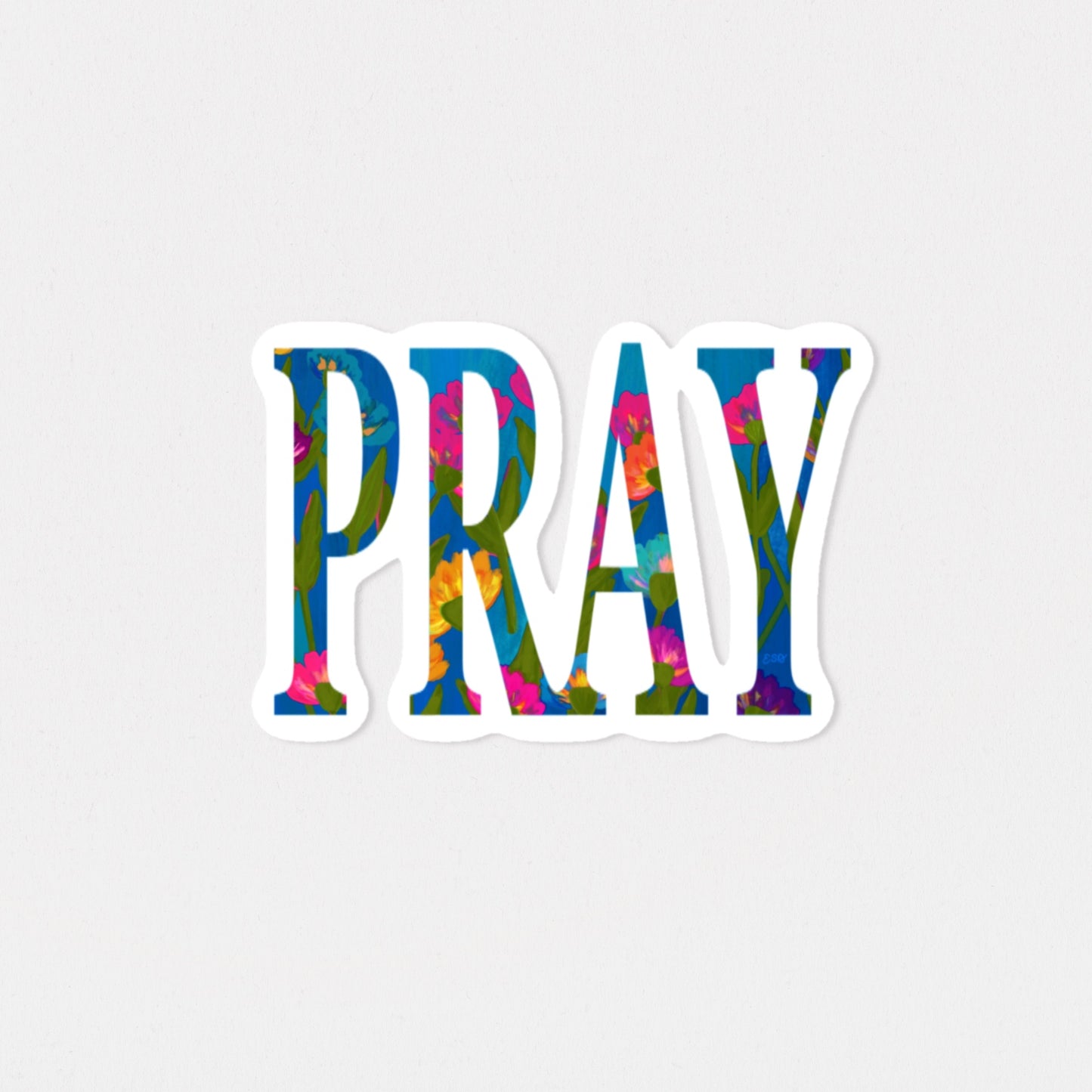 Pray Sticker