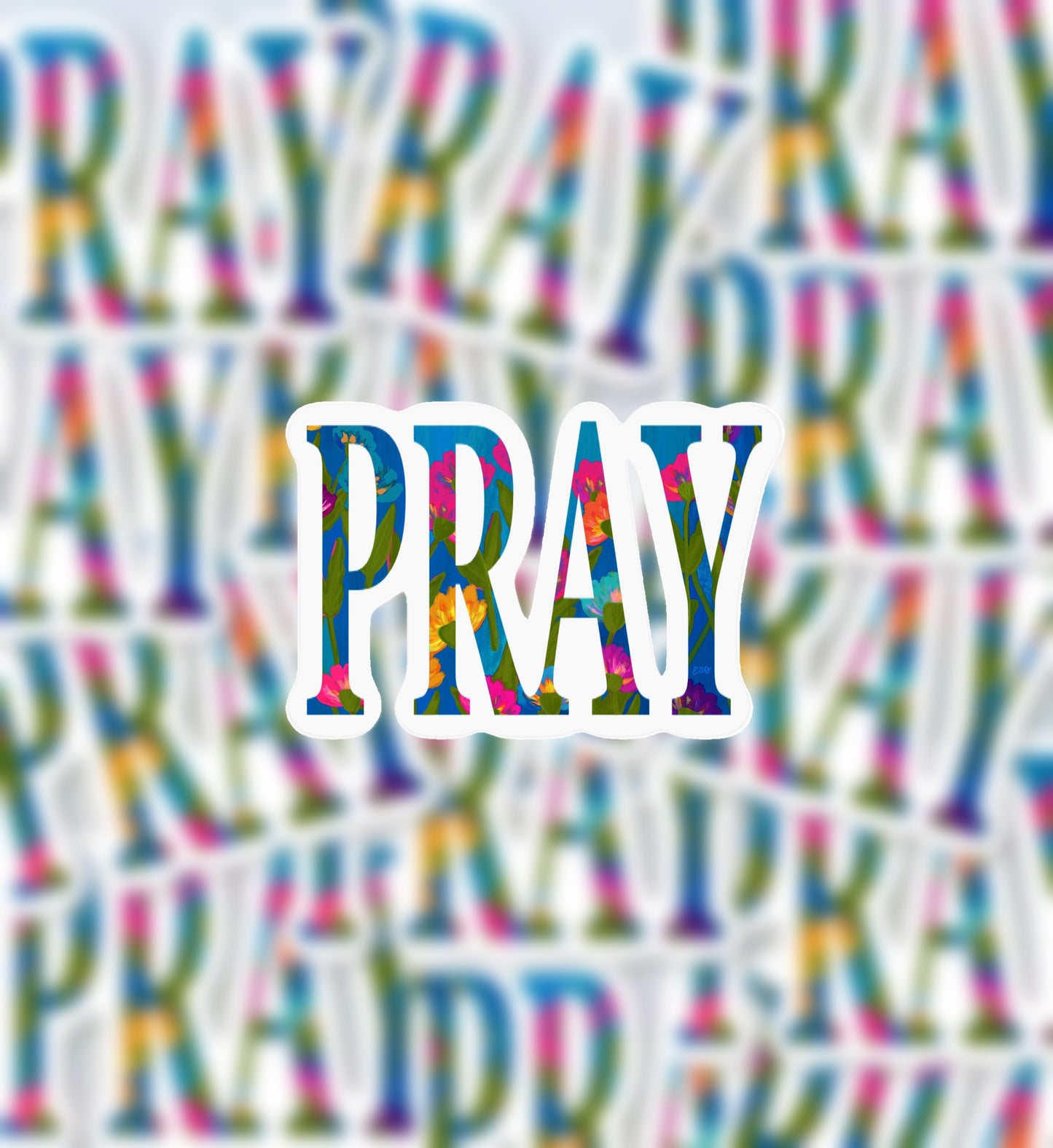 Pray Sticker