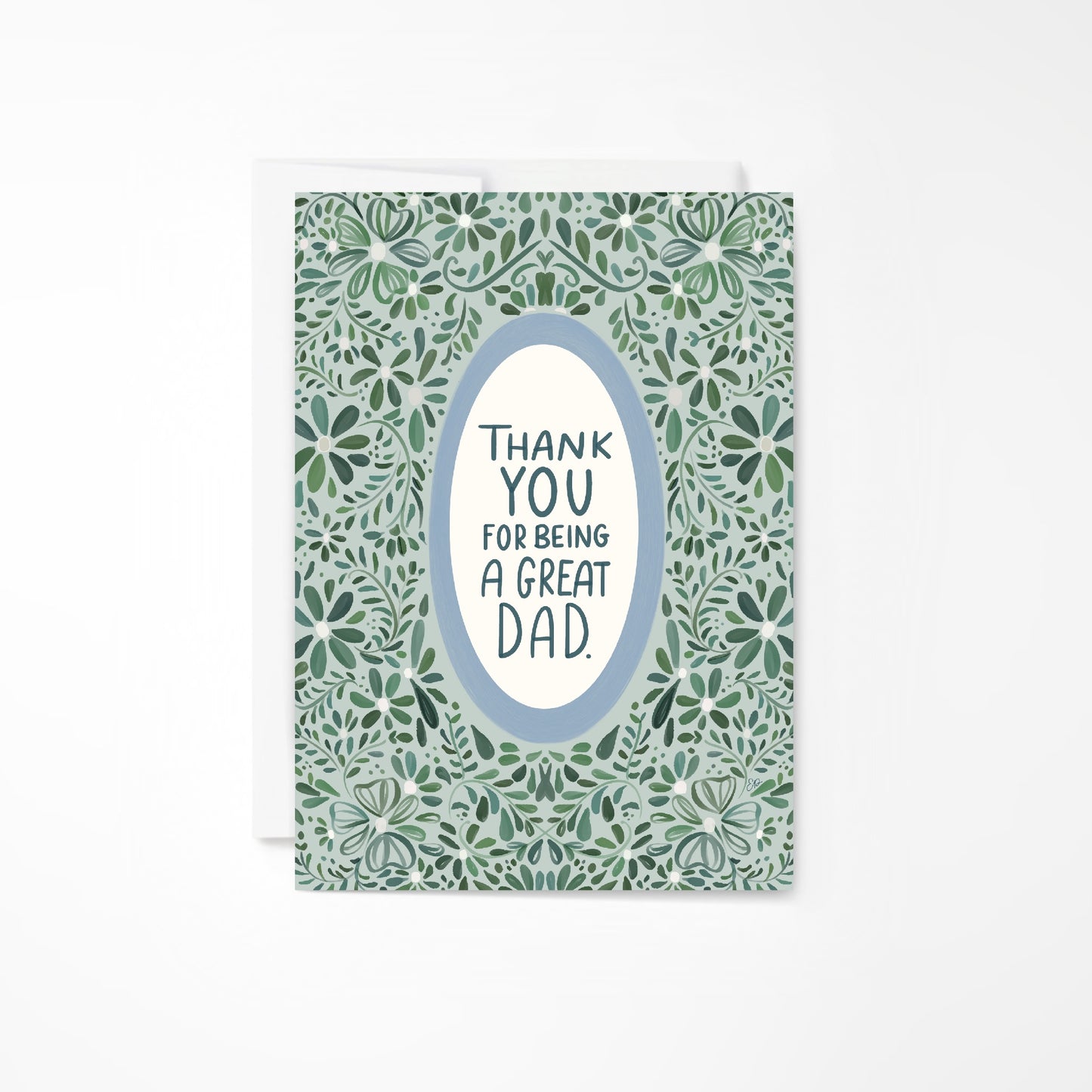 Thank You For Being A Great Dad Card