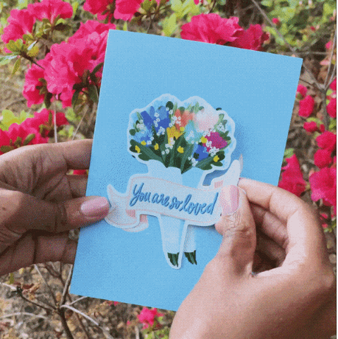 You Are So Loved Sticker Card