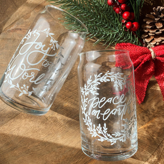 Holiday Glass Cup
