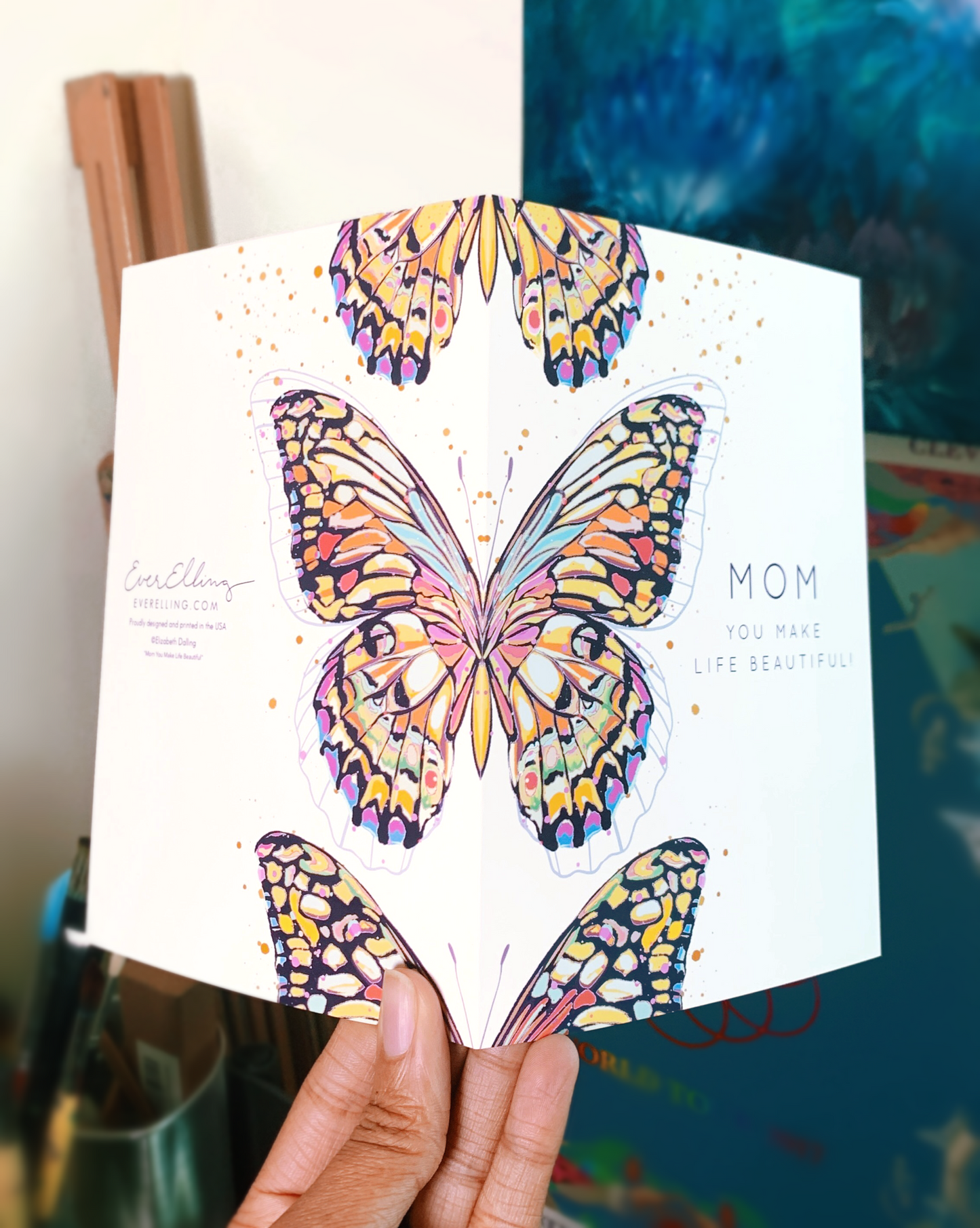 MOM You Make Life Beautiful Card
