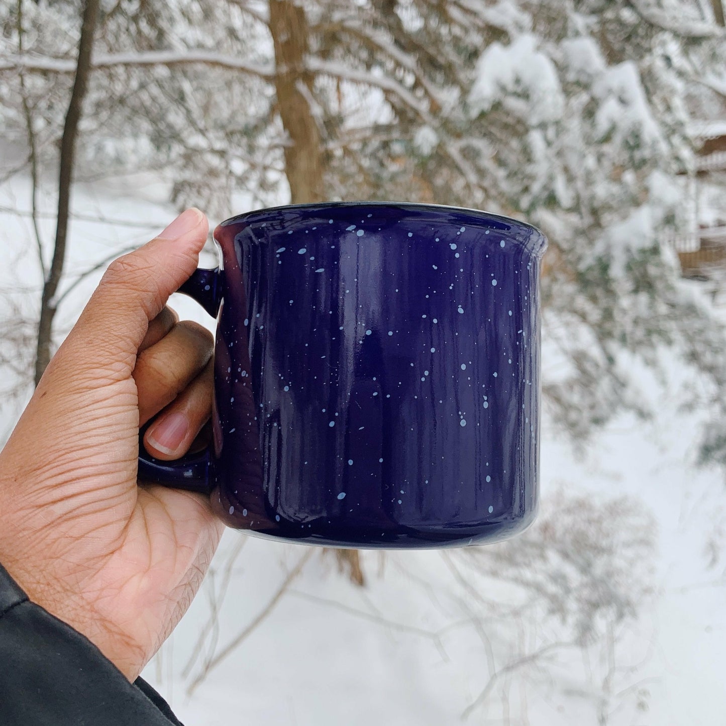 Candle In A Mug - Winter Spruce Scented