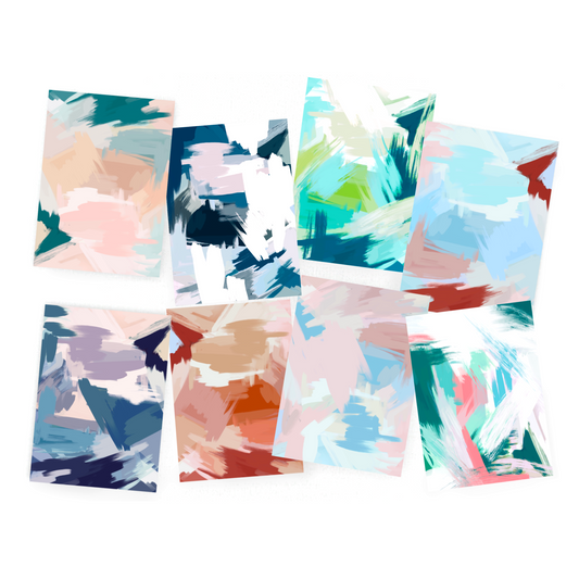 Abstract Painting Card Set