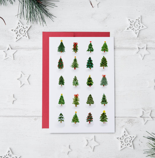 Merry Little Trees Card