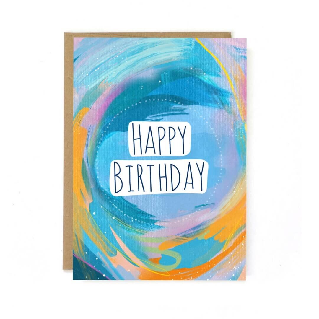 Paint Your Feelings - Happy Birthday Card