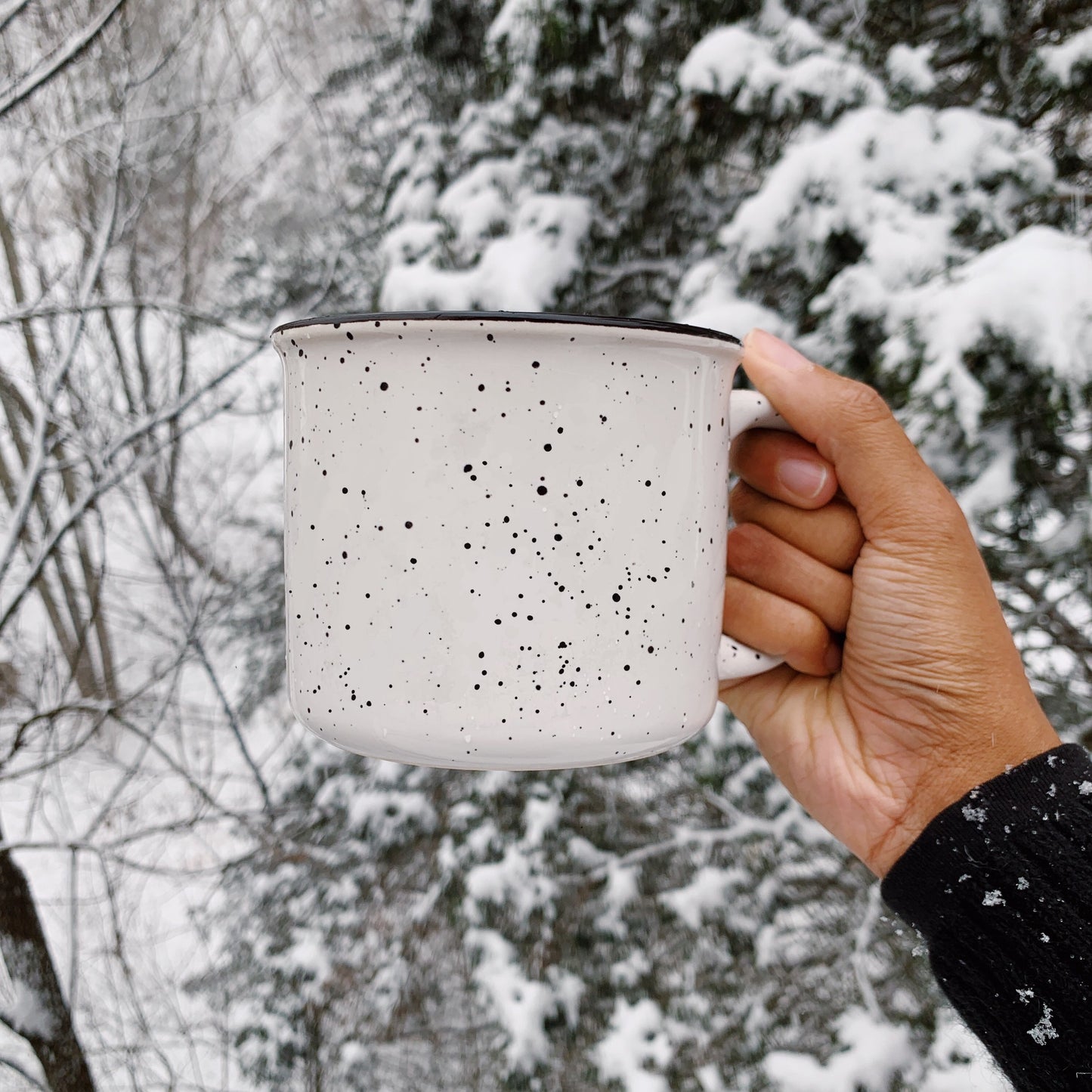 Candle In A Mug - Winter Spruce Scented