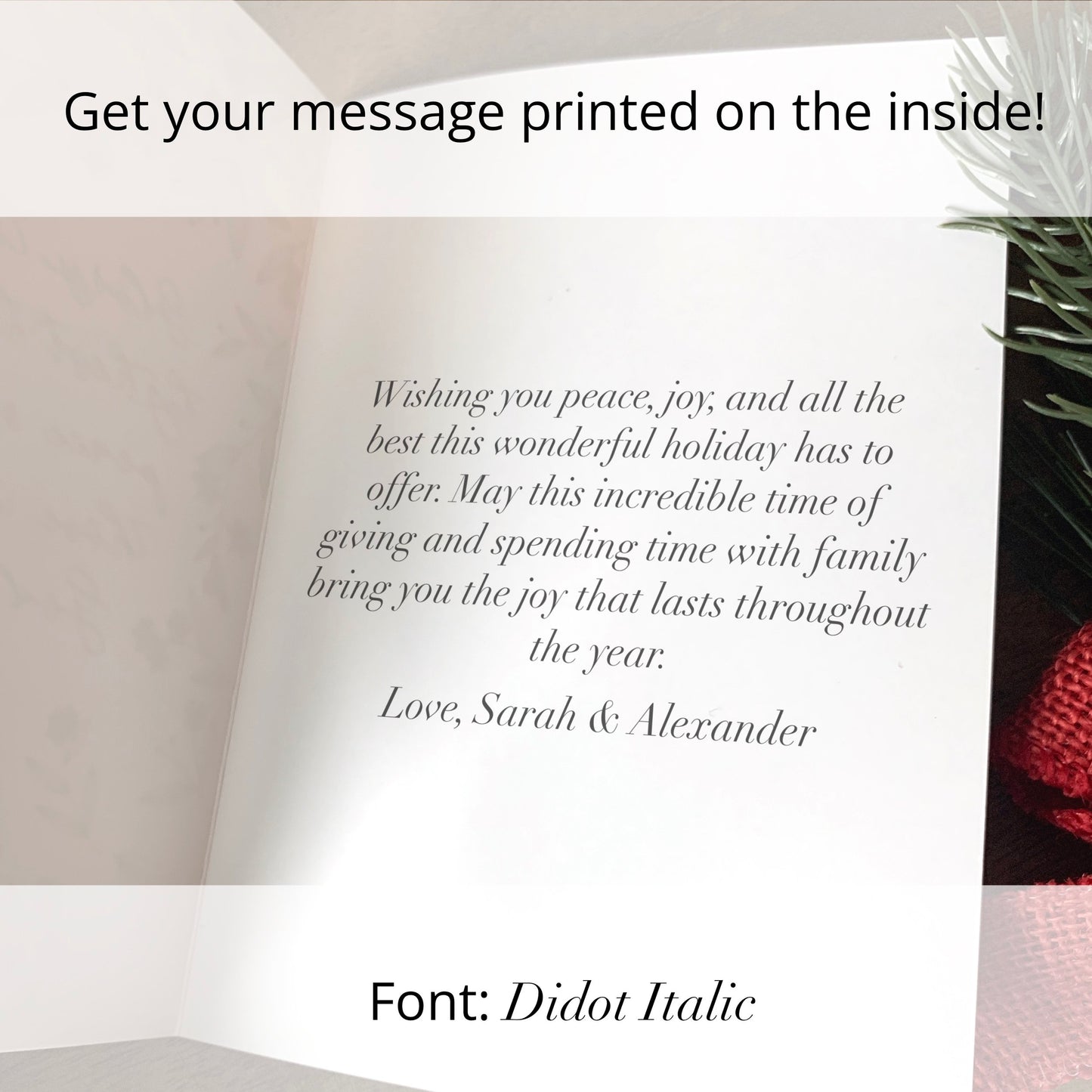 Personalized Holiday Cards